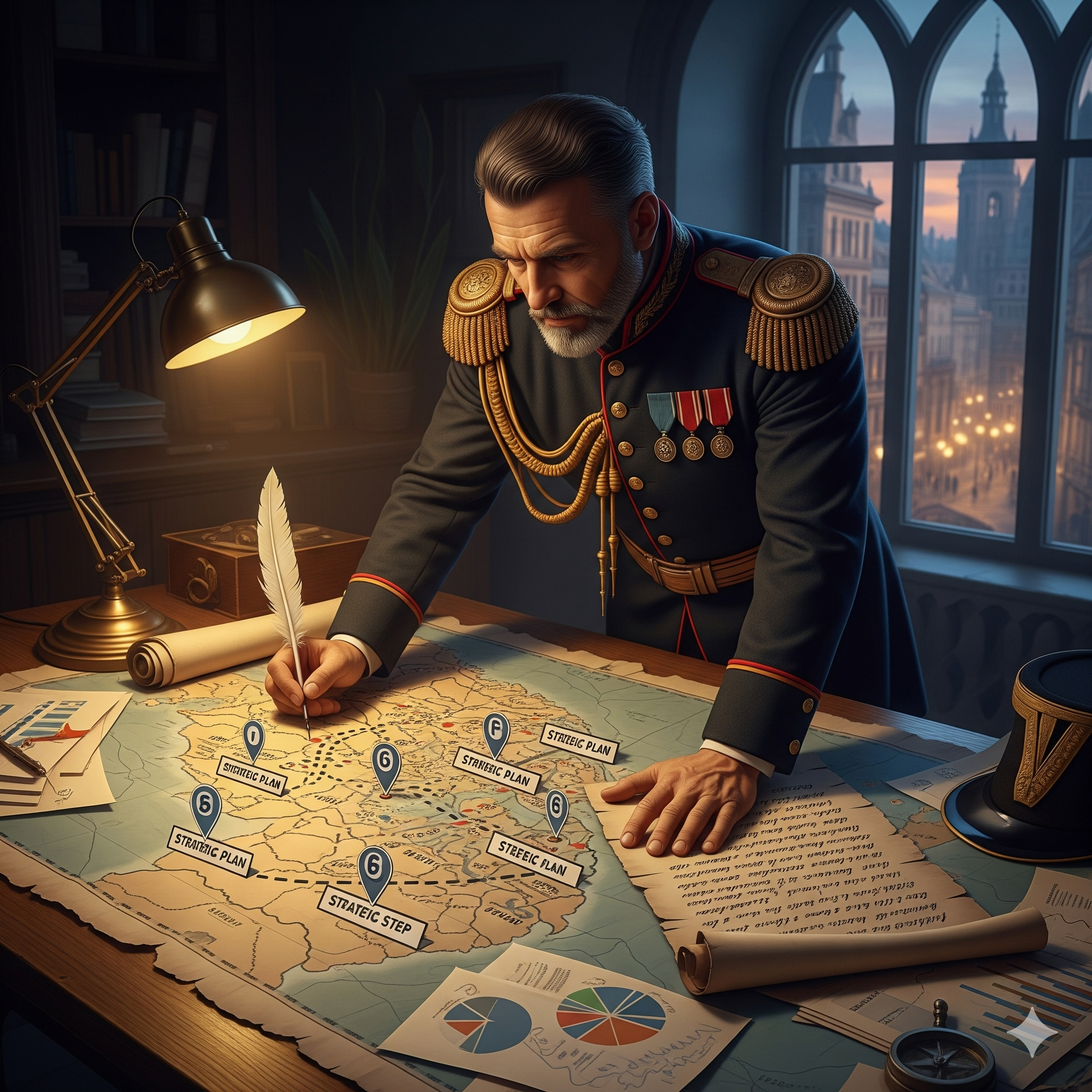 Planificar tus finanzas en 6 pasos como un gran general planifica una campaña